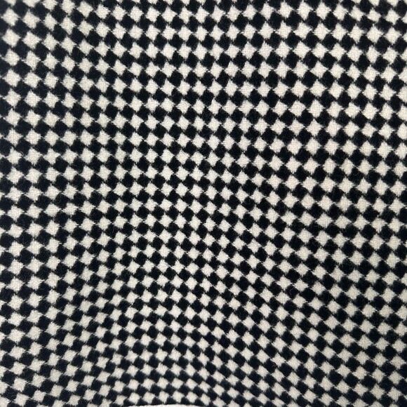 Talbots Women's size 16P Black White Checkerboard Print Skirt - Picture 5 of 7